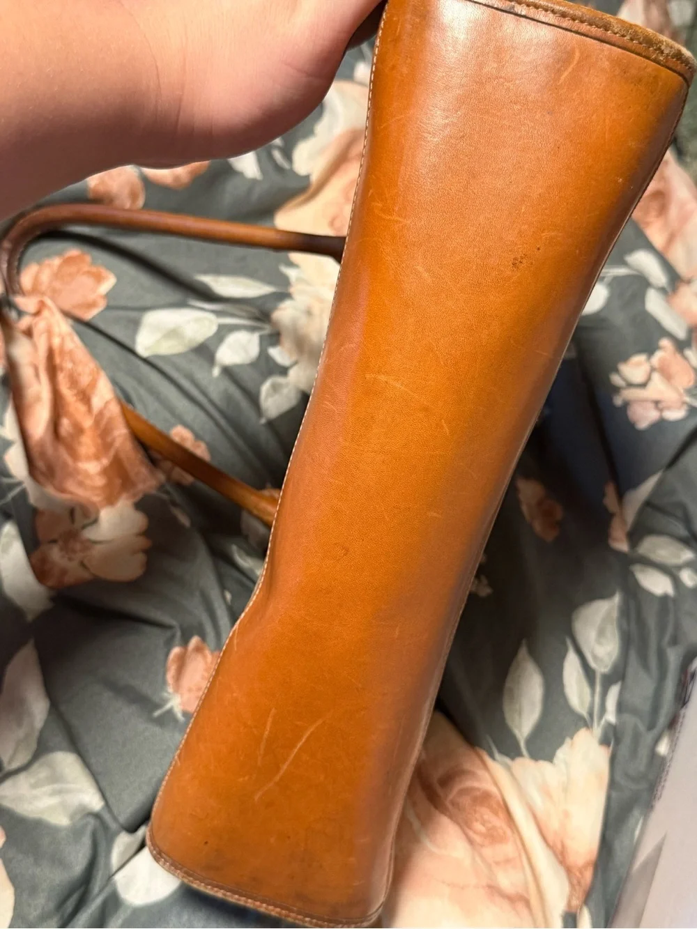 Vintage Dooney & Bourke All Weather Leather Handbag Tote Purse